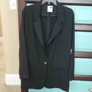 SO Women's Black Blazer Jacket